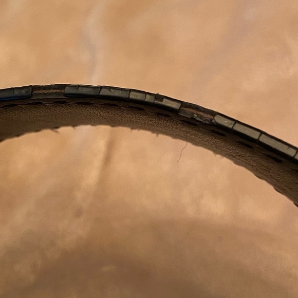 Michael Kors Black Leather with off-white stitching Hobo bag - Picture 11 of 11